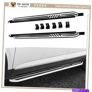 Nerf Bar tHNX[QAgXNXX|[c2020jO{[hlto[ɍ킹ČŒTChXebvtBbg Fixed Side Step Fit for Volkswagen Atlas Cross Sport 2020 Running Board Nerf Bar