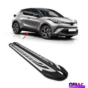 Nerf Bar g^Chr Hybrid 2016-2022TChXebvNERFo[A~jE2X̃jO{[h Running Boards For Toyota CHR Hybrid 2016-2022 Side Steps Nerf Bars Aluminum 2x