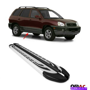 Nerf Bar �{�[�h�����s���Ă���T�C�h�X�e�b�vnerf bars�A���~�j�E���q�����_�C�T���^�t�F2000�N����2006�N Side Steps Running Boards Nerf Bars Aluminum For Hyundai Santa Fe 2000-2006�y���s�A���i�z