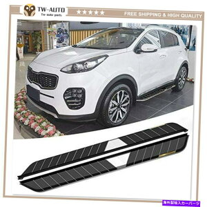 Nerf Bar Kia Sportage 2016-2020hAŒ胉jO{[hTChXebvNERFo[ɓK 2Pcs Fits for KIA Sportage 2016-2020 Door Fixed Running Board Side Step Nerf Bar
