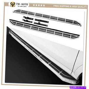 Nerf Bar 2PC̓AEfBQ3 2012-2018hATChXebvjO{[hNERFo[veN^[ɓKĂ܂ 2Pcs Fit for Audi Q3 2012-2018 Door Side Step Running Board Nerf Bar Protector