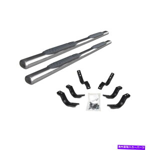 Nerf Bar Go Rhino 104412680ps 1000�V���[�Y4 x 80 SS Sidestep�L�b�gF-150�X�[�p�[�L���u Go Rhino 104412680PS 1000 Series 4 x 80 SS SideStep Kit for F-150 Super Cab�y���s�A���i�z
