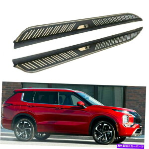 Nerf Bar jO{[hׂ͂Ă̐VOHAEg_[2022TChXebvi[to[ɓK܂ Running Boards fits for All New Mitsubishi Outlander 2022 Side Step Nerf Bars