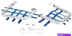 Nerf Bar 02-08ヤマハラプター80 4x2 dgパフォーマンスnerfバーナチュラル/ブルー 02-08 for Yamaha Raptor 80 4x2 DG PERFORMANCE Nerf Bars Natural/Blue