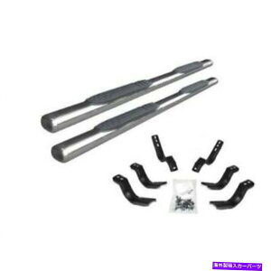 Nerf Bar Go Rhino104415580PS 1000�V���[�Y�L���u�̒��� - �X�e�����X�o�[ +�u���P�b�gnew Go Rhino 104415580PS 1000 Series Cab Length - Stainless Bars + Brackets NEW�y���s�A���i�z