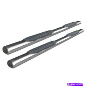 Nerf Bar Go Rhino104450673ps 1000V[Y4 "ȉ~`̃TChXebvXeX73"V Go Rhino 104450673PS 1000 Series 4" Oval Side Steps Stainless 73" Long NEW