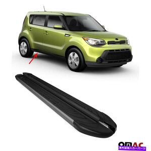 Nerf Bar �{�[�h�����s���Ă���T�C�h�X�e�b�vnerf bars black 2pcs�B Kia Soul 2014-2019�̏ꍇ Side Steps Running Boards Nerf Bars Black 2Pcs. For Kia Soul 2014-2019�y���s�A���i�z