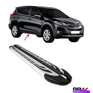 Nerf Bar {[hsĂTChXebvnerf bars aluminum 2 pcsBg^RAV4 2013-2017p Side Steps Running Boards Nerf Bars Aluminum 2 Pcs. For Toyota Rav4 2013-2017