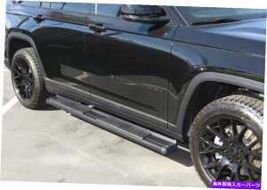 Nerf Bar 21-22W[vOh`FL[LOh`FL[̃ubNi[to[jO{[h Black Nerf Bar Running Boards For 21-22 Jeep Grand Cherokee L Grand Cherokee
