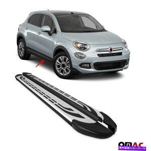 Nerf Bar ランニングボードアクセサリーnerfバーガードサイドステップフィアット500x 2014-2022 Running Boards Accessories Nerf Bars Guard Side Step For Fiat 500X 2014-2022