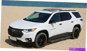 Nerf Bar 18-22�V�{���[�g���o�[�X�̃u���b�N�i�[�t�o�[�����j���O�{�[�h Black Nerf Bar Running Boards For 18-22 Chevy Traverse�y���s�A���i�z