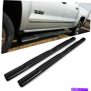 Nerf Bar 87 "ȉ~`̍lto[jO{[h10287 for 15-17VFr[HDfB[[N[Lu 87" Oval Black Nerf Bar Running Board 10287 For 15-17 Chevy HD Diesel Crew Cab