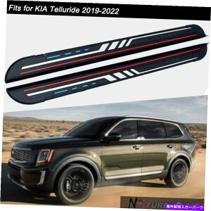 Nerf Bar 2PCS�Œ胉���j���O�{�[�hNERF�o�[�t�b�g�T�C�h�X�e�b�v2019-2022 Kia Telluride�̃t�B�b�g 2Pcs Fixed Running Board Nerf Bar Foot Side Step Fit for 2019-2022 KIA Telluride�y���s�A���i�z