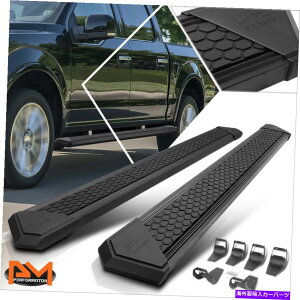 Nerf Bar 15-22�t�H�[�hF150-F350�N���[�L���u8 �l���t�o�[�����j���O�{�[�h�t����J2 J2 For 15-22 Ford F150-F350 Crew Cab 8 Nerf Bar Running Board w/Honeycomb Pad�y���s�A���i�z
