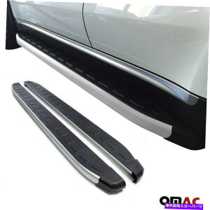 Nerf Bar rCbNAR[2013-2019TChXebvjO{[hA~jEi[to[ Fits Buick Encore 2013-2019 Side Steps Running Boards Aluminum Nerf Bars