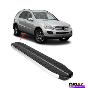 Nerf Bar jO{[h̓ZfXMLNX2006-2011TChXebvnerfo[A~jEɓK܂ Running Boards Fits Mercedes ML-Class 2006-2011 Side Steps Nerf Bars Aluminum
