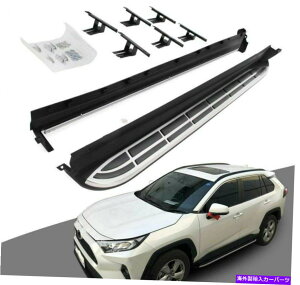Nerf Bar g^RAV4 2019 2020 2020hATChXebvjO{[hNERFo[ɓK2PC 2Pcs Fit for Toyota RAV4 2019 2020 2021 Door Side Step Running Board Nerf Bar