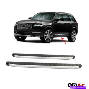 Nerf Bar {[hsĂTChXebvnerf bars aluminum 2 pcsB{{XC90 2016-2022̏ꍇ Side Steps Running Boards Nerf Bars Aluminum 2 Pcs. For Volvo XC90 2016-2022