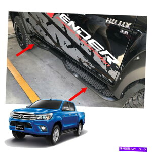 Nerf Bar TChXebv[i[to[n}[}bgubNtBbgg^qbNXH4 dr 2015-17 Side Step Rail Nerf Bar Hamer Matte Black Fits Toyota Hilux Revo 4 Dr 2015 - 17