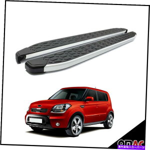 Nerf Bar �{�[�h�����s���Ă���T�C�h�X�e�b�vnerf bars aluminum 2 pcs�B Kia Soul 2014-2019�̏ꍇ Side Steps Running Boards Nerf Bars Aluminum 2 Pcs. For Kia Soul 2014-2019�y���s�A���i�z