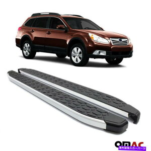 Nerf Bar {[hsĂTChXebvnerf bars aluBZbg̓XoAEgobN2010-2014ɓK܂ Side Steps Running Boards Nerf Bars Alu. Set Fits Subaru Outback 2010-2014