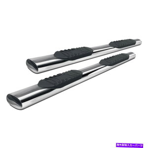 Nerf Bar Ford F-250 Super Duty 99-16 5 "Lu̒ꂽȉ~`̃Xg[g`[uXebv For Ford F-250 Super Duty 99-16 5" Cab Length Polished Oval Straight Tube Steps