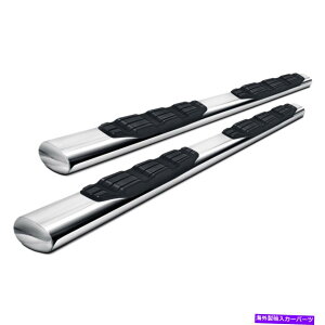 Nerf Bar �g���^�^�R�}05-21 5 1000�V���[�Y�L���u�̒��������ꂽ�ȉ~�`�̃T�C�h�X�e�b�v For Toyota Tacoma 05-21 5 1000 Series Cab Length Polished Oval Side Steps�y���s�A���i�z