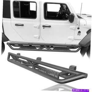 Nerf Bar ���b�N�X���C�_�[�T�C�h�X�e�b�v�W�[�v�O���f�B�G�[�^�[JT 2020-2022�̃{�[�h�����s���Ă���nerf�o�[ Rock Slider Side Steps Running Boards Nerf Bars for Jeep Gladiator JT 2020-2022�y���s�A���i�z