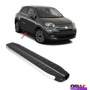 Nerf Bar Fiat 500X 2016-2020TChXebvjO{[hA~jEi[to[2s[X Fits Fiat 500X 2016-2020 Side Steps Running Boards Aluminum Nerf Bars 2 Pieces
