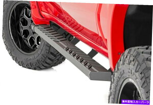 Nerf Bar ���t�J���g���[BA2�����j���O�{�[�h�T�C�h�X�e�b�v�o�[Chevy/GMC�i2019-2021�N���[�L���u�j Rough Country BA2 Running Board Side Step Bars Chevy/GMC (2019-2021 Crew Cab)�y���s�A���i�z