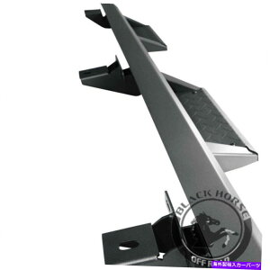 Nerf Bar �u���b�N�z�[�X�C���p�N�g�w�r�[�f���[�e�B�[�h���b�v�T�C�h�X�e�b�v�t�B�b�g07-20�g���^�c���h���_�u���L���u Black Horse Impact Heavy Duty Drop Side Steps FIT 07-20 Toyota Tundra Double Cab�y���s�A