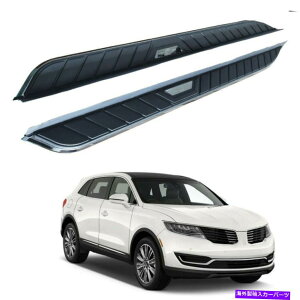 Nerf Bar J[MKX 2016-2018ŒhATChXebvi[to[jO{[hɓKĂ2PCS 2Pcs Fits for Lincoln MKX 2016-2018 Fixed Door Side Step Nerf Bar Running Board