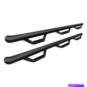 Nerf Bar tH[hF-250X[p[f[eB99-16 3 "zC[c[zC[ubNEht[vXebv For Ford F-250 Super Duty 99-16 3" Wheel-to-Wheel Black Round Hoop Steps