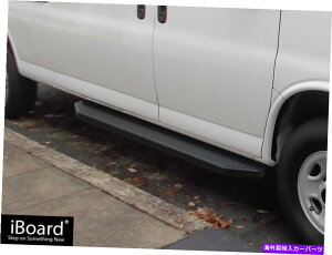 Nerf Bar v~A6 "ubNiboardTChXebvtBbg03-22V{[GNXvXGMCToi Premium 6" Black iBoard Side Steps Fit 03-22 Chevy Express GMC Savana
