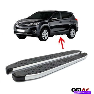Nerf Bar {[hsĂTChXebvA~jE2 PCBg^RAV4 2013-2018p Side Steps Running Boards Aluminum 2 Pcs. For Toyota Rav4 2013-2018