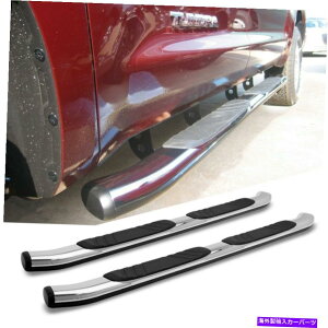 Nerf Bar 87 "07-18̑ȉ~`̃Ni[to[jO{[h4287CVo[hVGN[Lu 87" Oval Chrome Nerf Bar Running Board 4287C For 07-18 Silverado Sierra Crew Cab