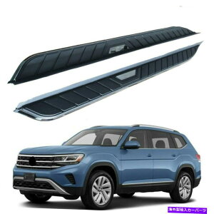 Nerf Bar VWtHNX[QAgX2018-2022TChXebvi[to[jO{[hɓKĂ2PCS 2Pcs Fits for VW Volkswagen Atlas 2018-2022 Side Step Nerf Bar Running Board