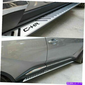 Nerf Bar 2PCShATCh{[hNERFo[̃jOg^C-HR CHR 2017-2021 2Pcs Door Side Steps Running Board Nerf Bar Fits for Toyota C-HR CHR 2017-2021