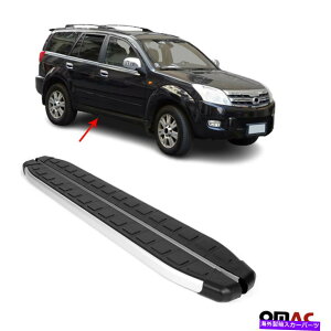 Nerf Bar �����̒���̂��߂̃����j���O�{�[�h2006-2012�T�C�h�X�e�b�vnerf bars�A���~�j�E�� Running Boards For Great Wall Haval 2006-2012 Side Steps Nerf Bars Aluminum�y���s�A���i�z