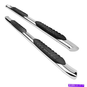 Nerf Bar 5 "2022g^chN[}bNXp̋Ȃȉ~`̃`[ui[to[|XeX| 5" Bent-end Oval Tube Nerf Bar For 2022 Toyota Tundra CrewMax | Stainless Steel