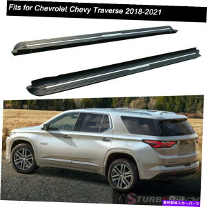 Nerf Bar �V�{���[�g���o�[�X2018-2022�T�C�h�X�e�b�v�����j���O�{�[�hNERF�o�[�v���e�N�^�[�̃t�B�b�g Fits for Chevrolet Traverse 2018-2022 Side Step Running Board Nerf Bar Protector�y���s�A���i�z