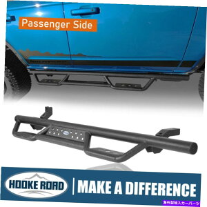 Nerf Bar �t�b�N���[�h�X�`�[�����C�h�h���b�v�T�C�h�X�e�b�vnerf bar 2x�t�H�[�h�u�����R21 22�̌���22 Hooke Road Steel Wide Drop Side Step Nerf Bar 2x Replaced for Ford Bronco 21 22