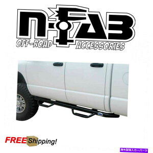 Nerf Bar n-fab�z�C�[��2�z�C�[��nerf�X�e�b�v�O���X�u���b�N�t�B�b�g10-18����1500 6'4�x�b�h���O�L���u N-Fab Wheel 2 Wheel Nerf Steps Gloss Black Fits 10-18 Ram 1500 6'4 Bed Reg Cab�y���s�A���i�z