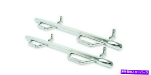 Nerf Bar ダッジラム150クルーキャブ09-10スミティビルトホイールツーホイールステンレススチールナーフバー Dodge Ram 150 Crew Cab 09-10 Smittybilt Wheel to Wheel Stainless Steel Nerf Bar