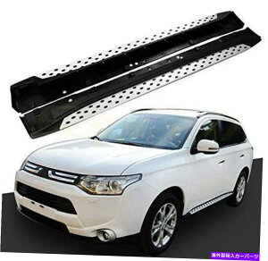 Nerf Bar 2PC͎OHAEg_[2013-2021nerfo[TChXebvjO{[hɓKĂ܂ 2Pcs Fit for Mitsubishi Outlander 2013-2021Nerf Bar Side Step Running Board