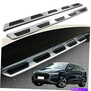 Nerf Bar 2PCSŒTChXebv{[hsĂ܂nerfo[̓AEfBQ8 2019 2020 2021ɓK܂ 2Pcs Fixed Side Steps Running Board Nerf Bars Fits for Audi Q8 2019 2020 2021
