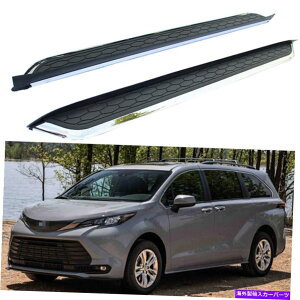 Nerf Bar g^VGi2021 2022 XL40hATChXebvi[to[jO{[h2PCStBbg 2Pcs Fits for Toyota Sienna 2021 2022 XL40 Door Side Step Nerf Bar Running Board