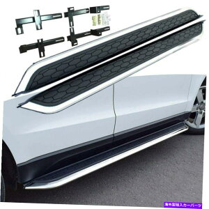 Nerf Bar Acura MDX 2014-2021�A���~�j�E���h�A�T�C�h�X�e�b�v�����j���O�{�[�hNERF�o�[��2PCS�t�B�b�g 2Pcs Fits for Acura MDX 2014-2021 Aluminum Door Side Step Running Board Nerf Bar�y���s�A���i�z