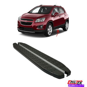 Nerf Bar Chevrolet Trax̃jO{[h2012-2022 NERFo[TChXebvALU BLACK 2 PCS Running Boards For Chevrolet Trax 2012-2022 Nerf Bars Side Steps Alu Black 2 Pcs
