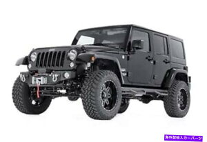 Nerf Bar tJg[90764W[vO[p̃zC[c[zC[i[tXebvo[ Rough Country 90764 Wheel To Wheel Nerf Step Bar for Jeep Wrangler